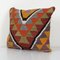 Vintage Diamond Geometric Decor Kilim Cushion Cover, Image 3