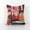 Handmade Patchwork Square Kilim Rug Cushion Cover 1