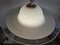 Lámpara de techo en forma de espiral blanca de cristal de Murano, años 60, Imagen 5