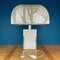 Lampada da tavolo in marmo travertino, Italia, anni '70, Immagine 10