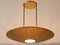 Modernist Brass Pendant Lamp or Ceiling Fixture by Florian Schulz, Germany, 1980s 6