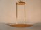 Modernist Brass Pendant Lamp or Ceiling Fixture by Florian Schulz, Germany, 1980s 11