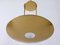 Modernist Brass Pendant Lamp or Ceiling Fixture by Florian Schulz, Germany, 1980s 3