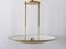 Modernist Brass Pendant Lamp or Ceiling Fixture by Florian Schulz, Germany, 1980s 12