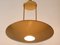 Modernist Brass Pendant Lamp or Ceiling Fixture by Florian Schulz, Germany, 1980s 4