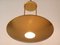 Modernist Brass Pendant Lamp or Ceiling Fixture by Florian Schulz, Germany, 1980s 2