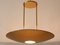 Modernist Brass Pendant Lamp or Ceiling Fixture by Florian Schulz, Germany, 1980s 9