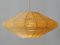 Mid-Century Modern Raffia Bast Pendant Lamp or Hanging Light, Germany, 1970s, Image 13