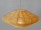 Lampe à Suspension ou Lampe à Suspension Mid-Century Moderne en Raffia, Allemagne, 1970s 2