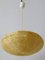 Lámpara colgante o lámpara colgante Mid-Century moderna de rafia, años 70, Imagen 14