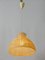 Lámpara colgante o lámpara colgante de rafia moderna Mid-Century, años 70, Imagen 11
