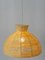 Mid-Century Modern Raffia Bast Pendant Lamp or Hanging Light, Germany, 1970s 8