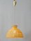Lámpara colgante o lámpara colgante de rafia moderna Mid-Century, años 70, Imagen 9