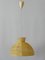 Lámpara colgante o lámpara colgante de rafia moderna Mid-Century, años 70, Imagen 5