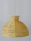 Mid-Century Modern Raffia Bast Pendant Lamp or Hanging Light, Germany, 1970s 7