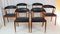 Chaises Scandinaves en Teck par Johannes Andersen, 1960s, Set de 6 3