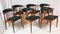 Chaises Scandinaves en Teck par Johannes Andersen, 1960s, Set de 6 5