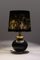 Lampada da tavolo in vetro di Murano nero, Italia, anni '70, Immagine 5