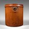 Antique English Storage Bin in Leather, 1890s, Image 5