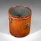 Antique English Storage Bin in Leather, 1890s, Image 6