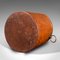 Antique English Storage Bin in Leather, 1890s, Image 8