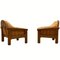 Scandinavian Pine Easy Lounge Chairs, 1970s, Set of 2 8