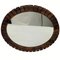 Miroir Mid-Century en Teck et Palissandre, Danemark, 1960s 4