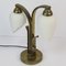 Lampe de Bureau Vintage en Laiton, France, 1950s 2