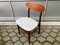 Mid-Century Danish Teak with Boucle Fabric Dining Chairs, 1960s, Set of 3, Image 4