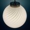 Large Murano Swirl Pendant Lamp from Vetri, Italy, 1970s 4