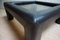 Black Leather with Smoked Glass Coffee or Side Table from de Sede, Switzerland, 1980s 3