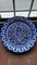 Italienische Keramik Teller mit kobaltblauen Verzierungen, Deruta, 1950er, 5er Set 21