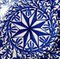 Italienische Keramik Teller mit kobaltblauen Verzierungen, Deruta, 1950er, 5er Set 9
