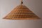Large Boho Shogun Wood Pendant Folding Lamp by Wilhelm Vest 5