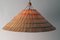 Large Boho Shogun Wood Pendant Folding Lamp by Wilhelm Vest 9
