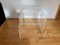 Acrylic Glass Tables, France, 1970s, Set of 2 8