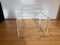 Acrylic Glass Tables, France, 1970s, Set of 2 1