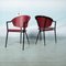 Italian Tubular Dining Chairs, 1980s, Set of 2 1