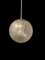 Ceiling Pendant with Cracked Glass Dome, 1930s 8