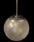 Ceiling Pendant with Cracked Glass Dome, 1930s 12