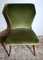 Vintage Italian Ulrich Guglielmo Style Cotton & Velvet Dining Chairs, 1950s, Set of 2 9
