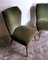 Vintage Italian Ulrich Guglielmo Style Cotton & Velvet Dining Chairs, 1950s, Set of 2, Image 6