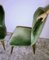 Vintage Italian Ulrich Guglielmo Style Cotton & Velvet Dining Chairs, 1950s, Set of 2 18