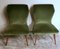 Vintage Italian Ulrich Guglielmo Style Cotton & Velvet Dining Chairs, 1950s, Set of 2 3