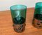 Mid-Century Trinkgläser aus grünem Glas & Kupfer von Nanny Still, 1960er, 5er Set 11