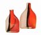 Vintage Cenedese Style Submerged Murano Glass Vases, 1960s, Set of 2, Image 1