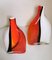 Vintage Cenedese Style Submerged Murano Glass Vases, 1960s, Set of 2 5