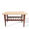 Mid-Century Modern Teak Wood and Laminate Top Coffee Table with Shelf, 1960s, Image 1