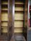 Nussholz Bücherregal mit 4 Türen, 1950er 10