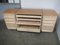 Vintage Beech Chest of Drawers with Wheels 10